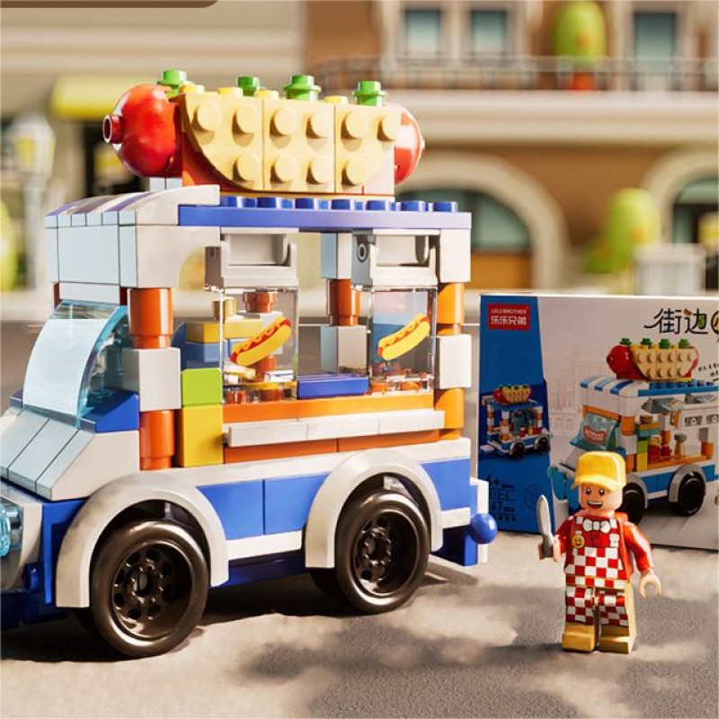 Street View Building Blocks Manufacturer - OEM Children's Small Particle City Building Models Puzzle Assembly Toys