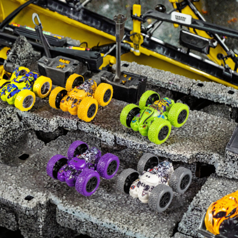 Mini Stunt Vehicle Manufacturer - OEM/ODM Wholesale 360 Degree Rotation Control Double-Sided Graffiti Flip Car