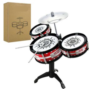 Children's Drum Set Manufacturer - OEM Jazz Beginner Percussion Instruments Early Education Drumming Toys