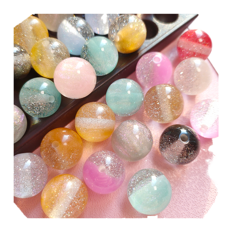 Crystal Beads DIY Manufacturer - OEM Bracelets Necklaces Acrylic Burst Crack Patterns Jewelry Crafting Toys