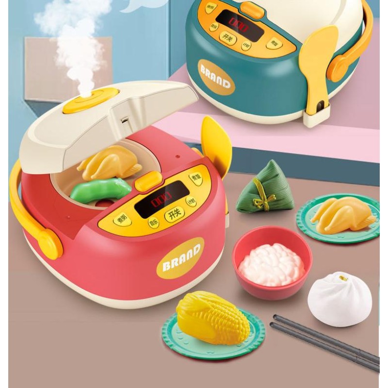 Children's Cooker Toy Manufacturer - OEM Spray Rice Multi-function Induction Kitchenware Sets Toys
