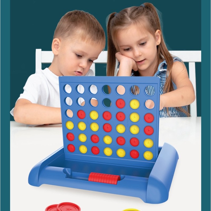 Connect Four Game Manufacturer - OEM Four in a Row Large Size Strategy Board Game for Family Kids