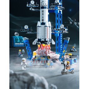 Space Shuttle Building Blocks Manufacturer - OEM Rocket Model Boys' Military Assembly Puzzle Children's Toy