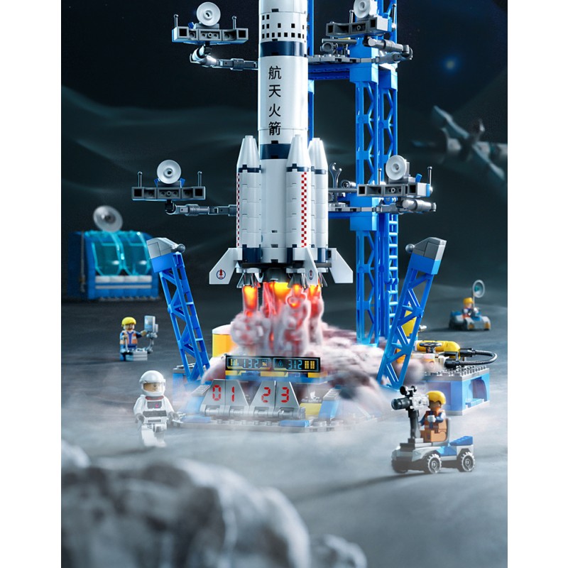 Space Shuttle Building Blocks Manufacturer - OEM Rocket Model Boys' Military Assembly Puzzle Children's Toy