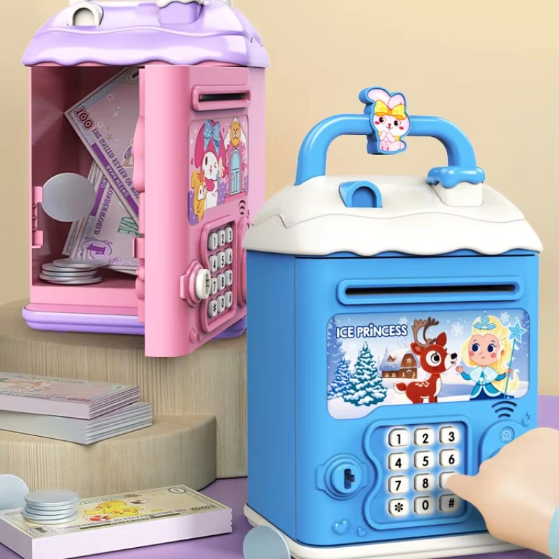 Fingerprint Piggy Bank Manufacturer - OEM Multi Functional Cartoon Cute Children's Automatic Safe Anime Gift