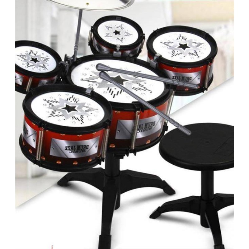Children's Drum Set Manufacturer - OEM Jazz Beginner Percussion Instruments Early Education Drumming Toys