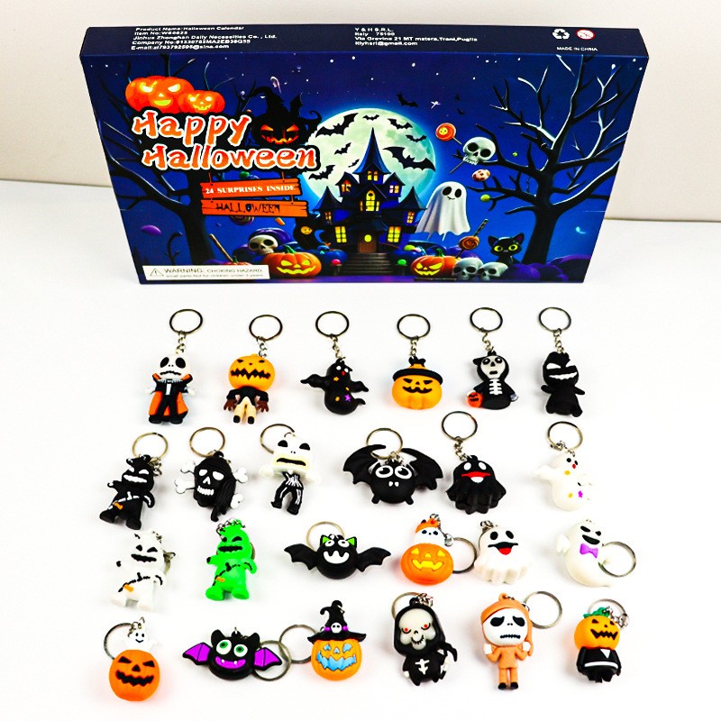 Halloween Keychain Manufacturer - OEM Themed Blind Box Series Pumpkin Skull Various Dolls