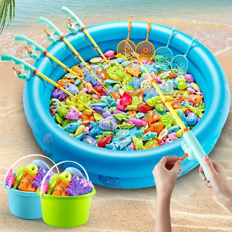 Magnetic Fishing Toy Set Manufacturer - OEM Children's Summer Outdoor Water Play Parent Child Interaction