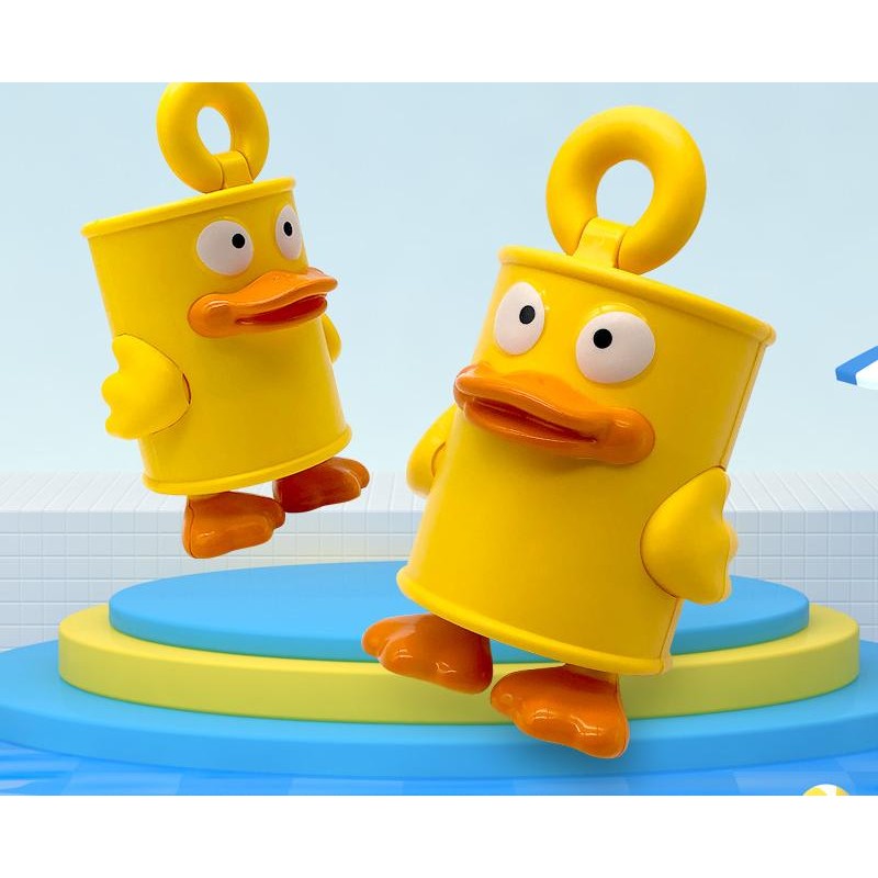 Water Spray Duck Toy Manufacturer - OEM New Interesting Canned Figurine Gun Beach Fight Mini Water Gun