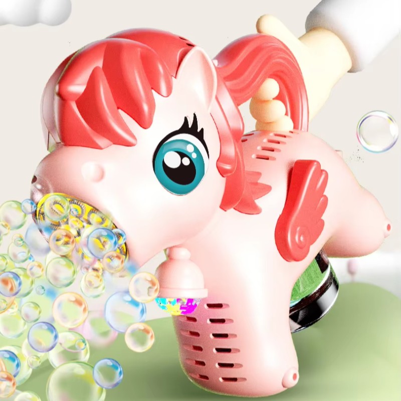 Bubble Machine Toy Manufacturer - OEM New Fun Children's Cartoon Hand Push Learning Step Deer Outdoor