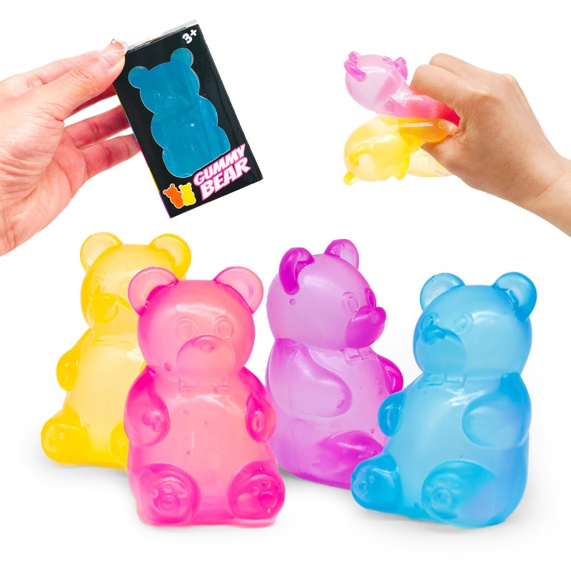 Teddy Bear Stress Ball Manufacturer - OEM Needoh Malt Sugar Squeeze Fun Magic Weapon Slow Rebound