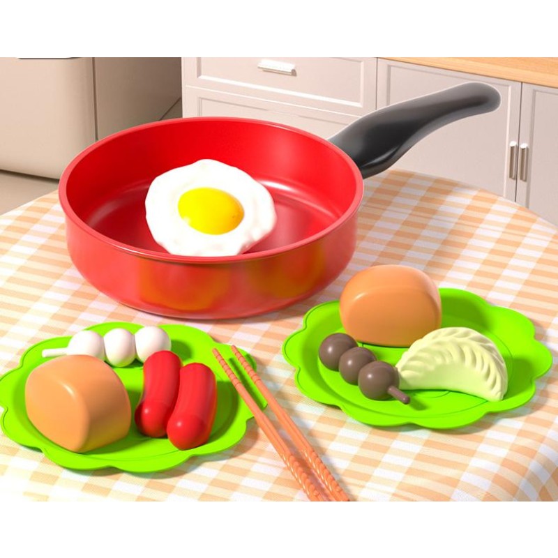 Play Kitchen Toy Manufacturer - OEM Boys Girls Simulated Utensils Cooking Stir Frying Cutting Children's