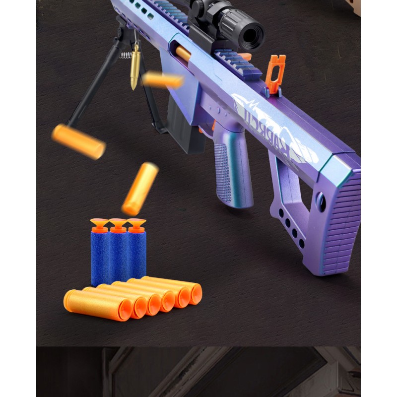 Soft Bullet Gun Toy Manufacturer - OEM Children's AWM M416 Manual Shell Throwing PUBG Game Simulation
