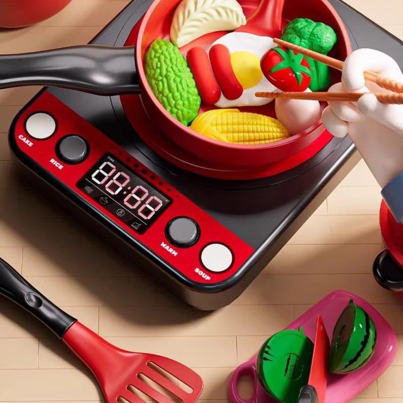 Play Kitchen Toy Manufacturer - OEM Boys Girls Simulated Utensils Cooking Stir Frying Cutting Children's