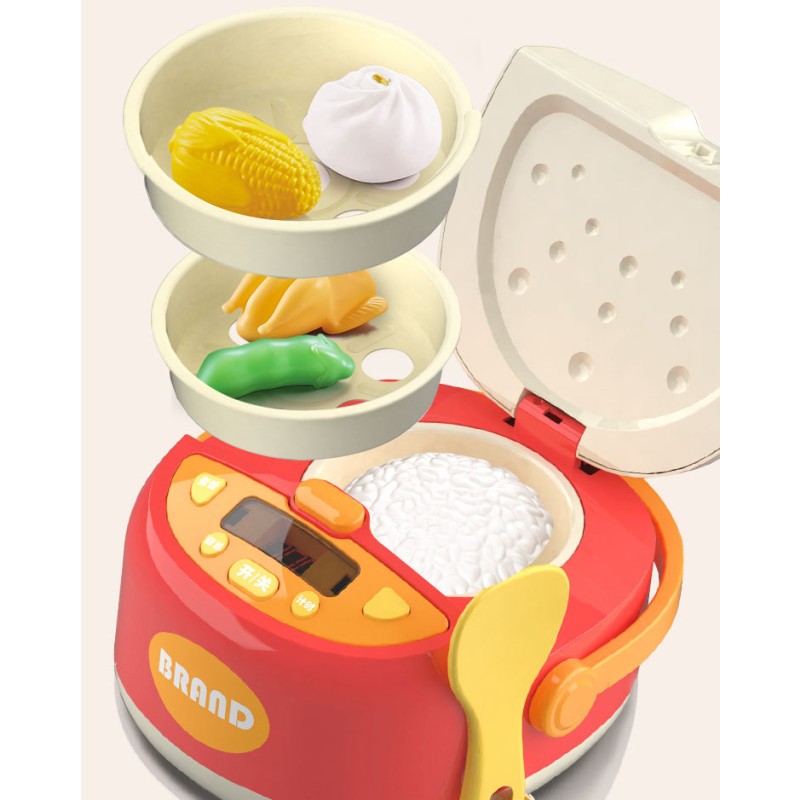 Children's Cooker Toy Manufacturer - OEM Spray Rice Multi-function Induction Kitchenware Sets Toys