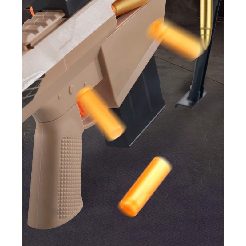 Soft Bullet Gun Toy Manufacturer - OEM Children's AWM M416 Manual Shell Throwing PUBG Game Simulation