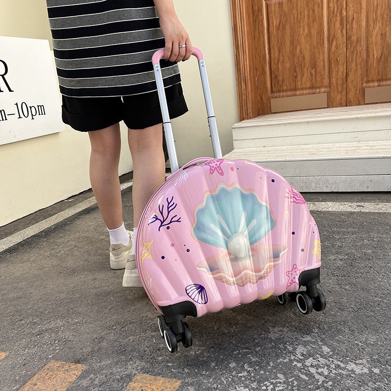 Children's Luggage Box Manufacturer - OEM Large Capacity Cartoon Shell Suitcase Universal Wheel