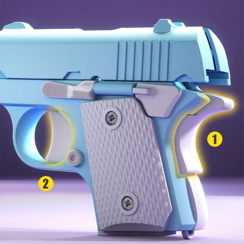 Sensory Gravity Gun Manufacturer - OEM M1911 Backblowback Mini Carrot Knife Decompression Model Toy