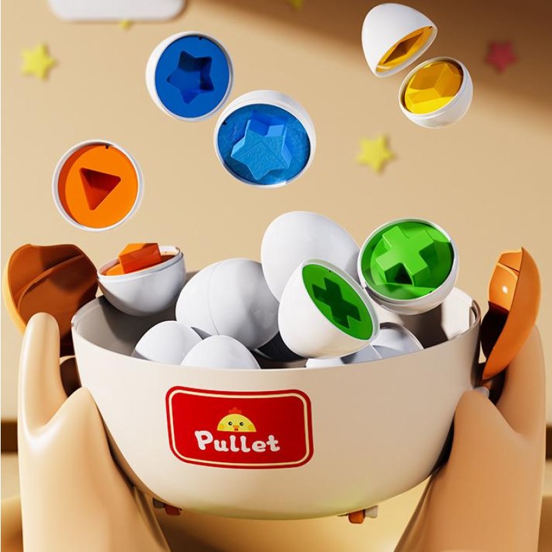 Smart Egg Toy Manufacturer - OEM Children's Early Education Puzzle Matching Shape Cognition Detachable Simulation