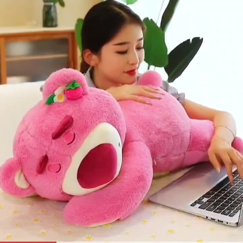 Strawberry Bear Plush Toy Manufacturer - OEM Party Style Station Version Teddy Bear Cloth Doll Birthday Gift