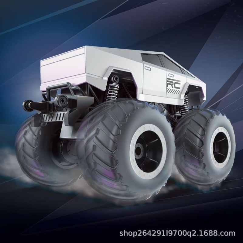 Aquatic RC Car Manufacturer - OEM Cyber High Speed Shock Absorption Four-wheel Drive Off-road Climbing Handle