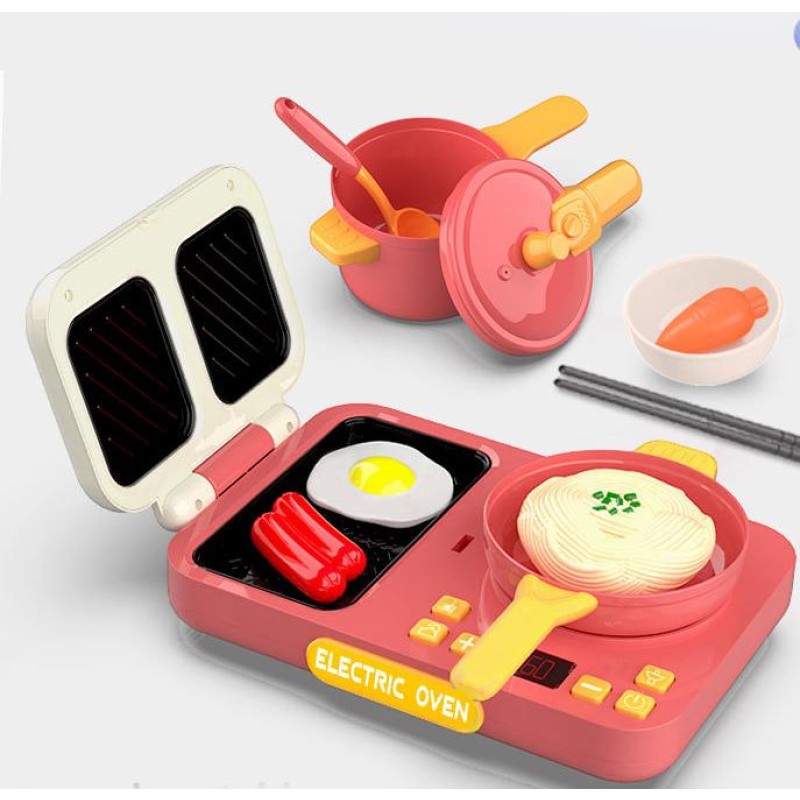 Children's Cooker Toy Manufacturer - OEM Spray Rice Multi-function Induction Kitchenware Sets Toys