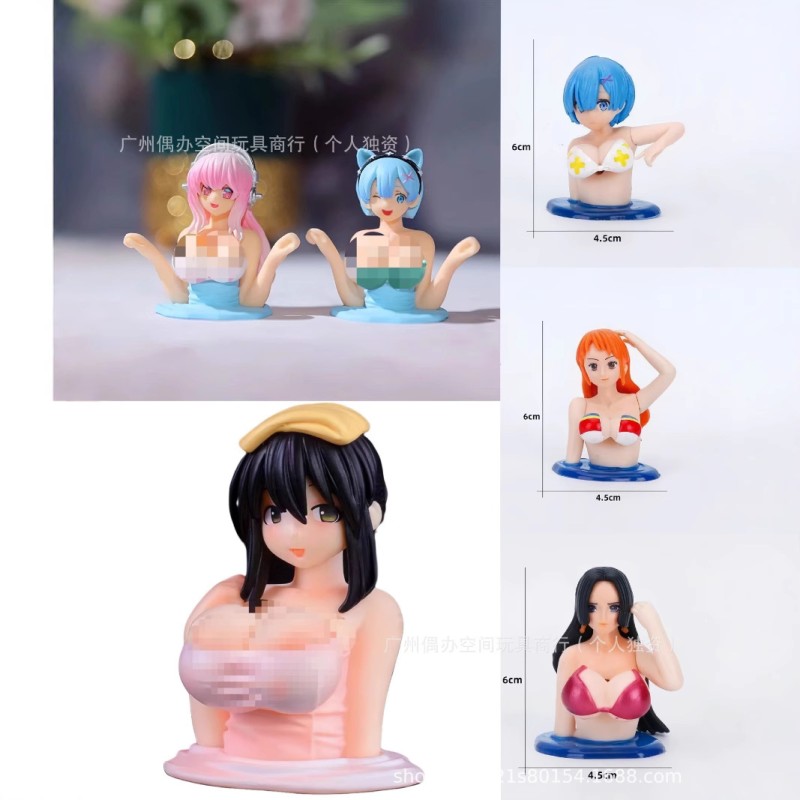 PVC Anime Statue Manufacturer - OEM Zealed RTS Creative Soft Toy Sexy Girl Vibrate Car Console Decoration