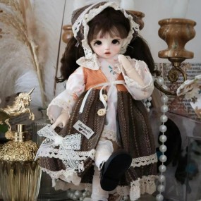 Doll Outfit Set Manufacturer - OEM Forest Style 6-point BJD 30cm Changing Retro Lolita Dress