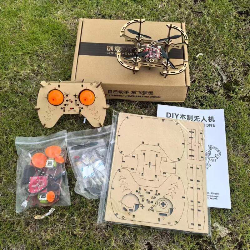 DIY Drone Kit Manufacturer - OEM Wooden Assembly Teaching Practice Training School Course Quadcopters