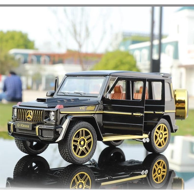 Mercedes G63 Model Manufacturer - OEM 1:24 Big G Alloy Off Road Simulation Car Model