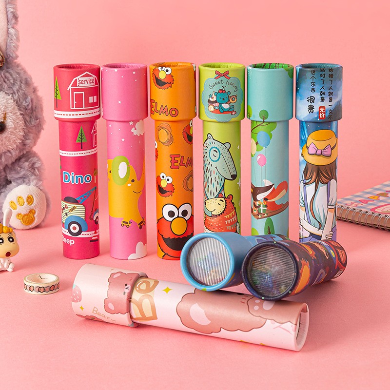 Kaleidoscope Toy Manufacturer - OEM Children's Kindergarten Cartoon Large Rotating Magical Changing View