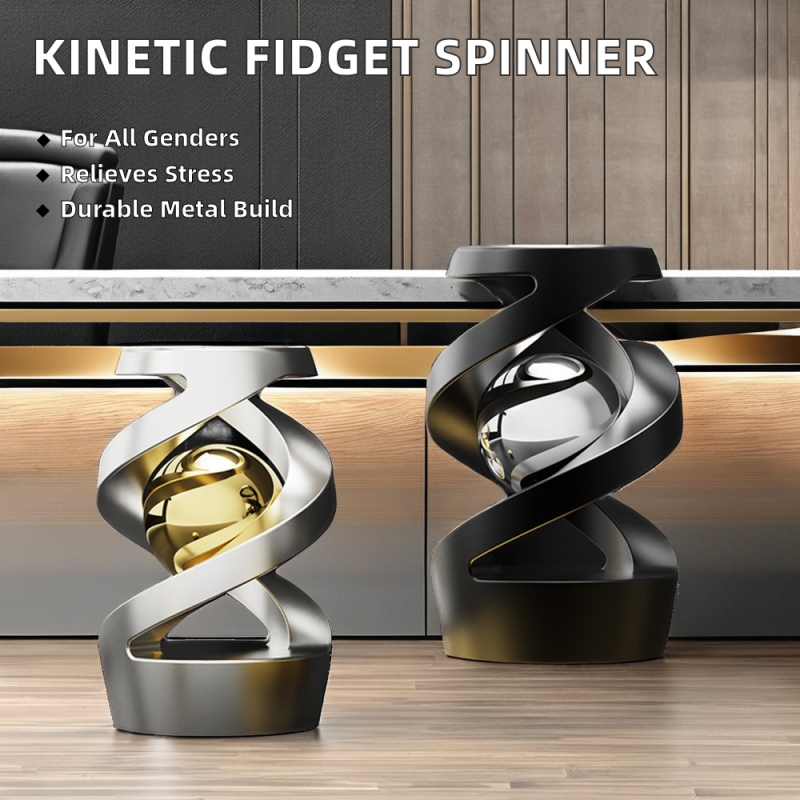 Metal Fidget Spinner Manufacturer - OEM Stress Relief Desktop Kinetic Suspended Ball Rotating Gyro