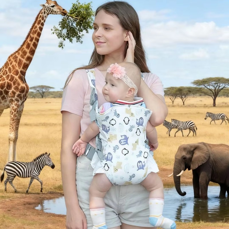 Baby Carrier Stool Manufacturer - OEM Multi-functional Front Hugging Waist Lightweight Easy Go Out
