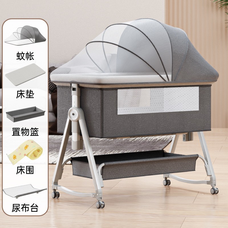 Portable Cradle Bed Manufacturer - OEM European Style Multi Functional Foldable Newborn Bouncer