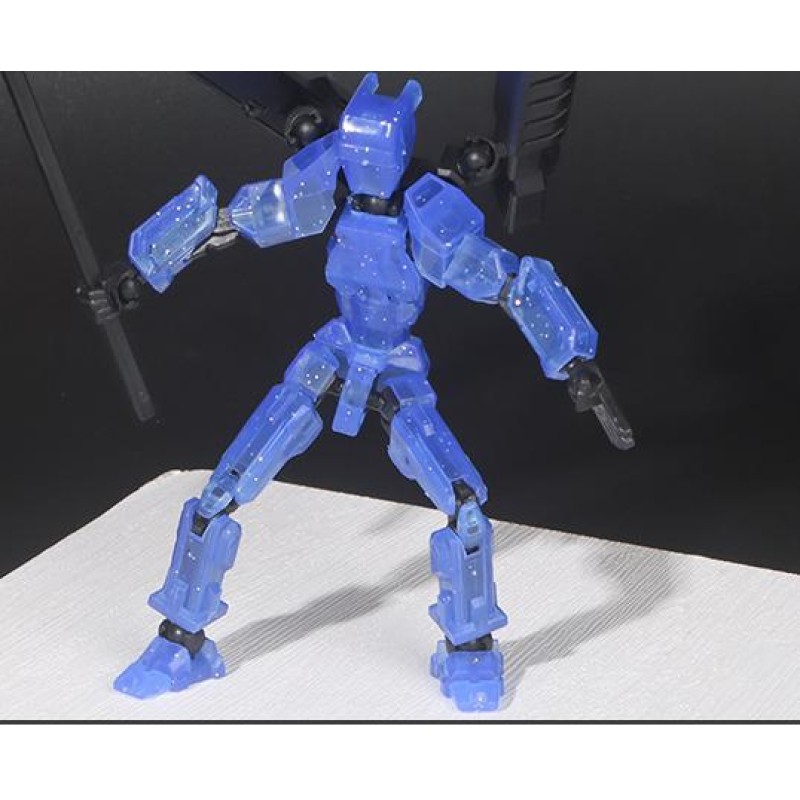 Mobile Pose Doll Manufacturer - OEM New Lucky Cool Multi Joint Varied Assemble Decompress Model Pendant