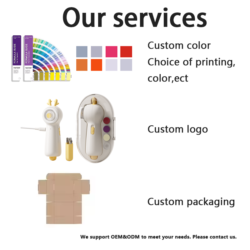 Baby Nail Trimmer Manufacturer - Electric 2 in 1 Safe Clipper