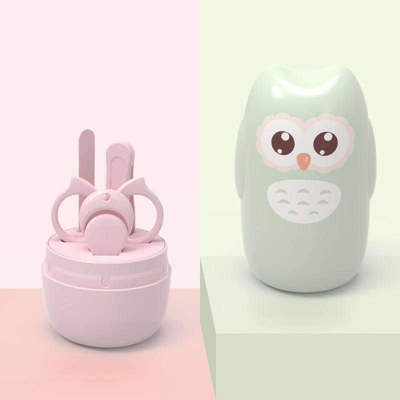 Newborn Gift Set Factory - Owl Shape Baby Nail Kit