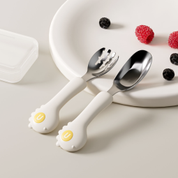 Spoon Fork Set Manufacturer - Portable Case Silicone Tableware