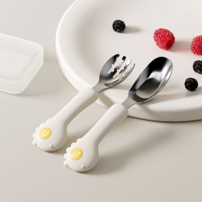 Spoon Fork Set Manufacturer - Portable Case Silicone Tableware