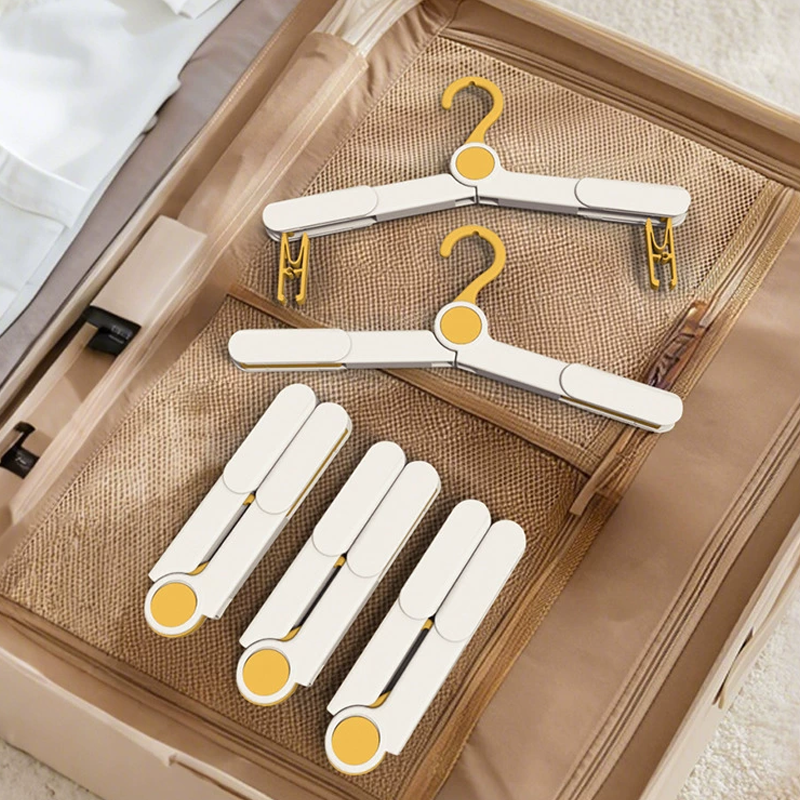 Clothes Hanger Supplier - Plastic Foldable Baby Yellow