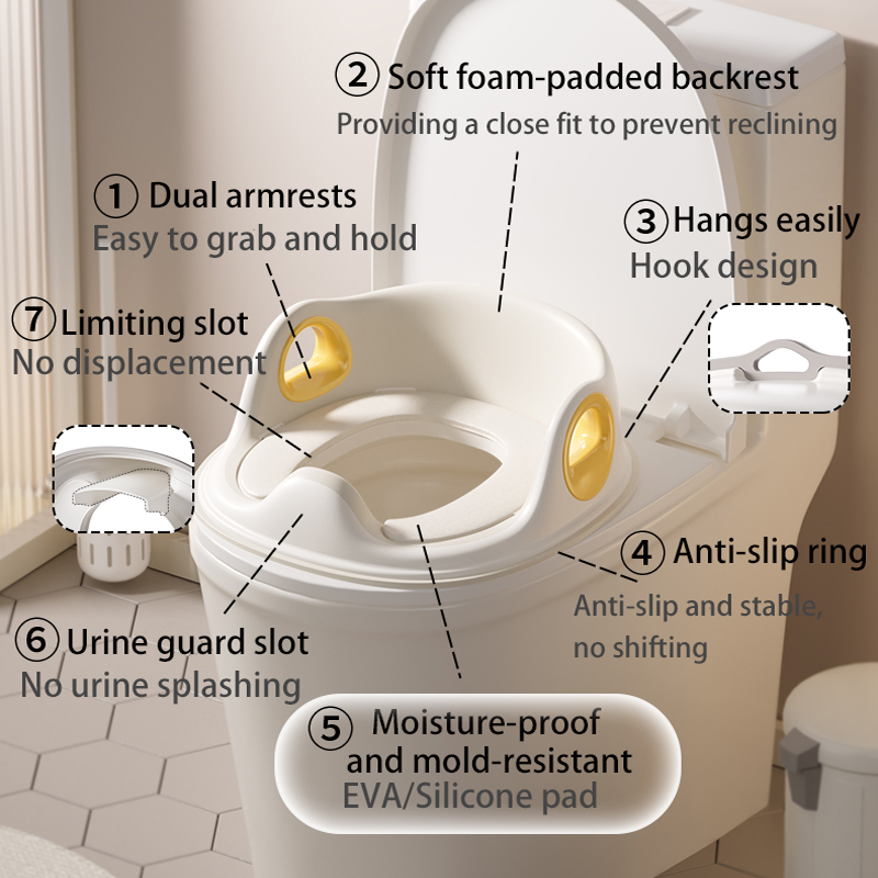 Potty Seat Manufacturer - Easy Wash Toilet Training Handle