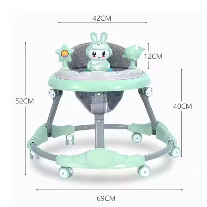 Infant Walker Supplier - Portable Anti Rollover with Music