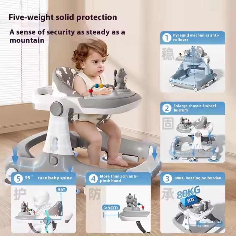 Plastic Baby Walker Factory - 3 in 1 Multifunctional Push
