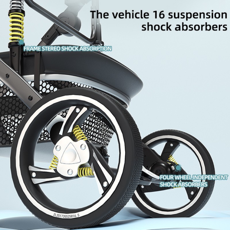 Baby Pram Factory - Multifunctional 3 in 1 Aluminum