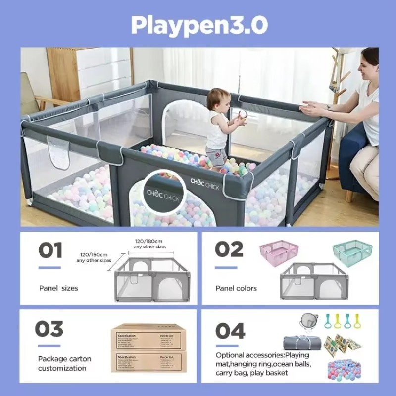 Wooden Playpen Manufacturer - Foldable Bedroom Furniture