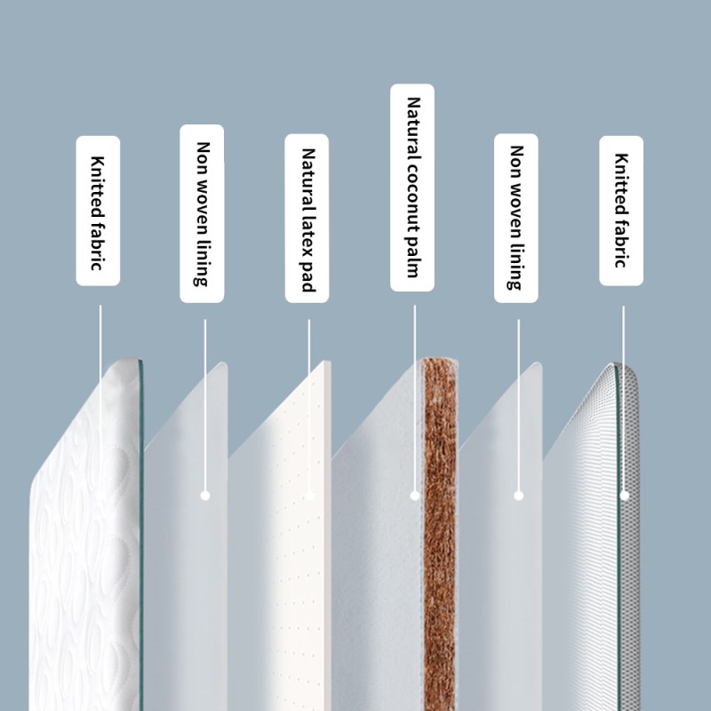 Crib Mattress Supplier - Customizable Natural Coconut Palm