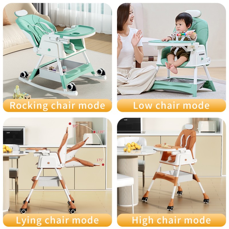 Baby High Chair Factory - Stainless Steel Height Adjustable
