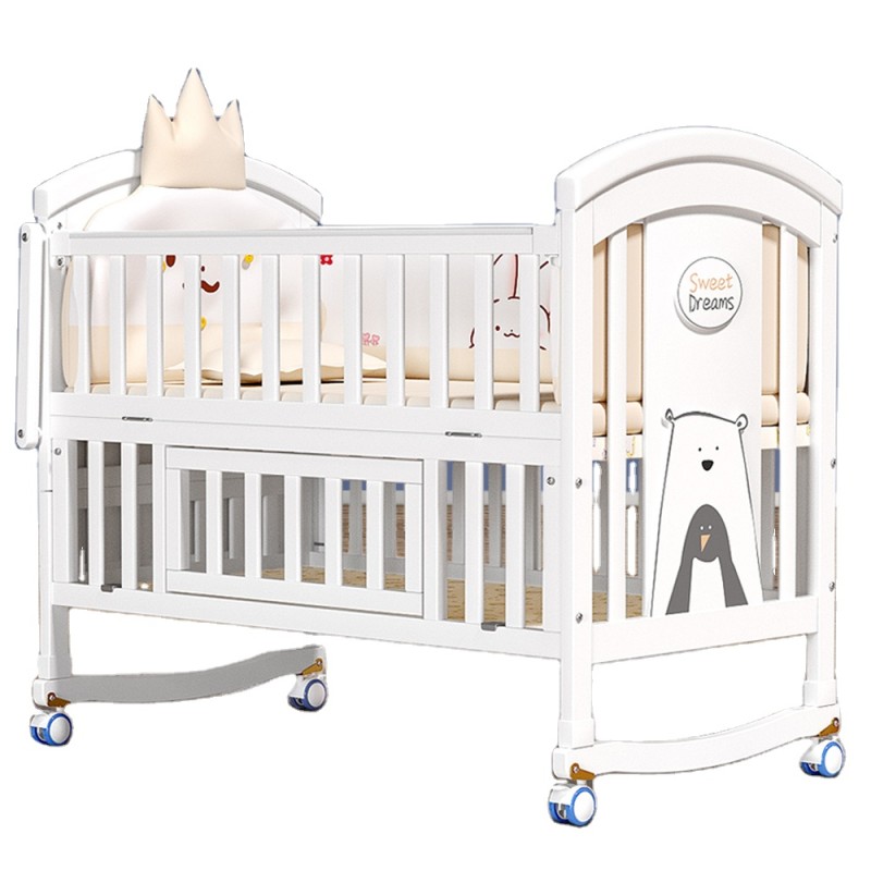 Baby Crib Manufacturer - European Style Upholstered