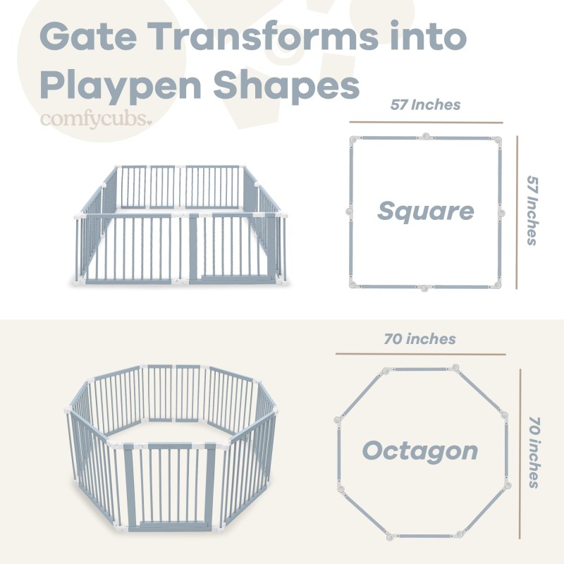 Baby Fence Supplier - Modern 3 in 1 Multifunctional