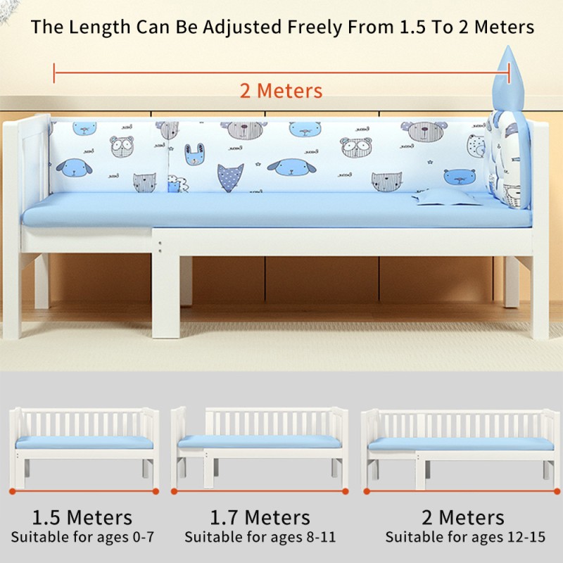 Wooden Toddler Bed Manufacturer - European Style with Guardrail